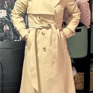 Express Cream Trench Coat